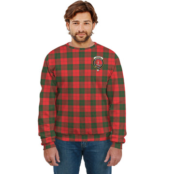 Erskine Modern Tartan Sweatshirt with Family Crest
