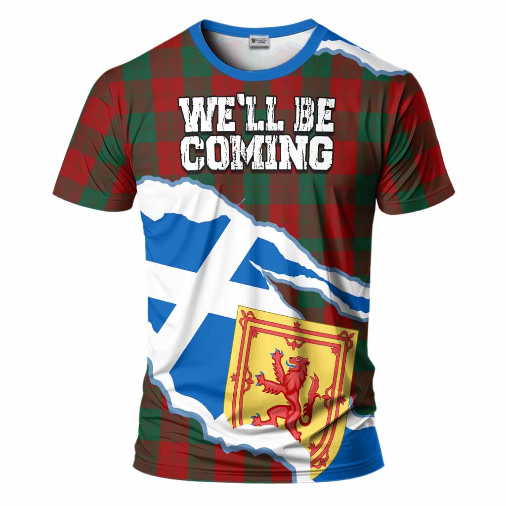 Erskine Scotland Football Tartan T-Shirt We'll Be Coming