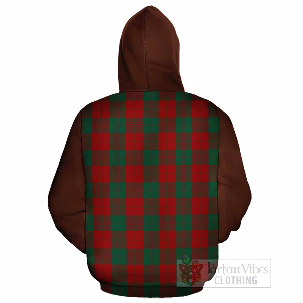 Erskine Tartan Accent Cotton Hoodie with Family Crest
