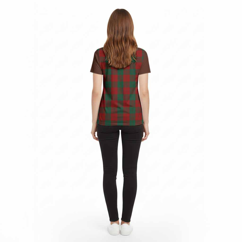Erskine Tartan Accent Cotton T-shirt with Family Crest