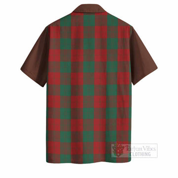 Erskine Tartan Accent Hawaiian Shirt with Family Crest