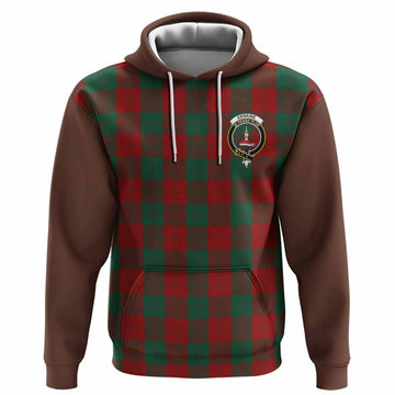 Erskine Tartan Accent Hoodie with Family Crest