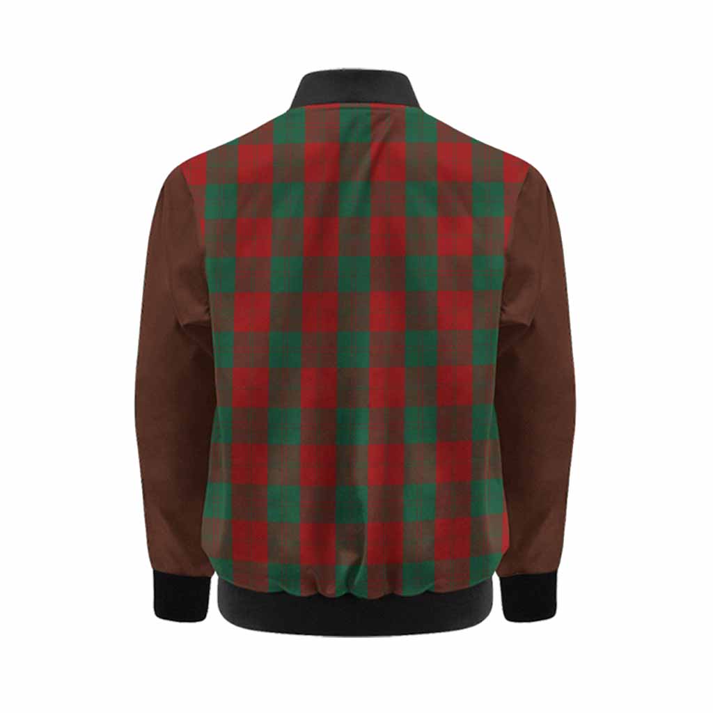 Erskine Tartan Accent Kid Bomber Jacket with Family Crest