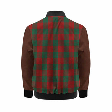 Erskine Tartan Accent Kid Bomber Jacket with Family Crest