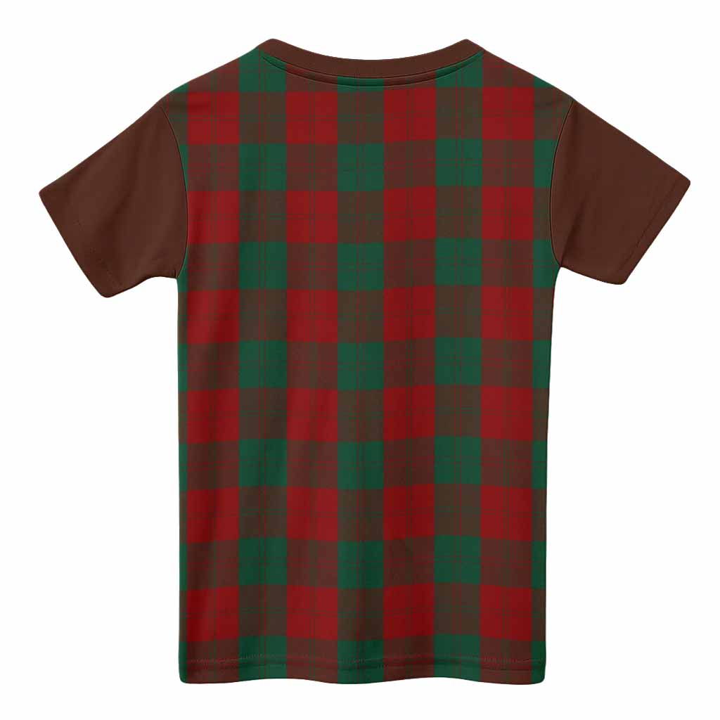 Erskine Tartan Accent Kid T-shirt with Family Crest
