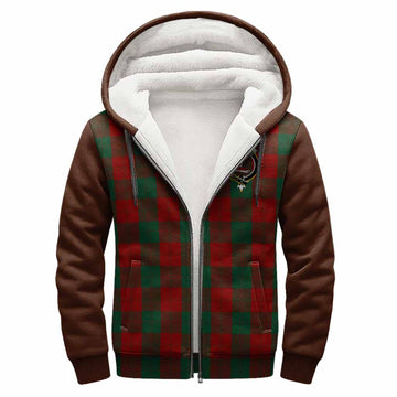 Erskine Tartan Accent Sherpa Hoodie with Family Crest