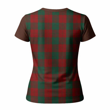 Erskine Tartan Accent Women T shirt with Family Crest
