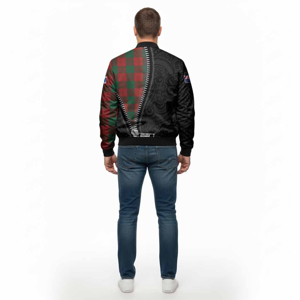 Erskine Tartan Bomber Jacket New Zealand Pattern Unique Zipper Stylized