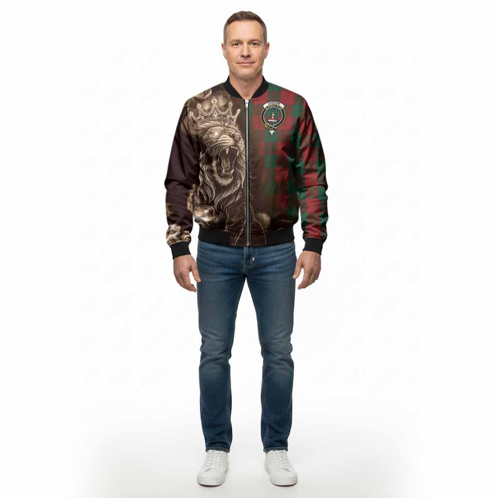 Erskine Tartan Bomber Jacket Roaring Lion Heritage