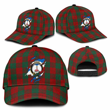 Erskine Tartan Classic Cap with Family Crest In Me Style