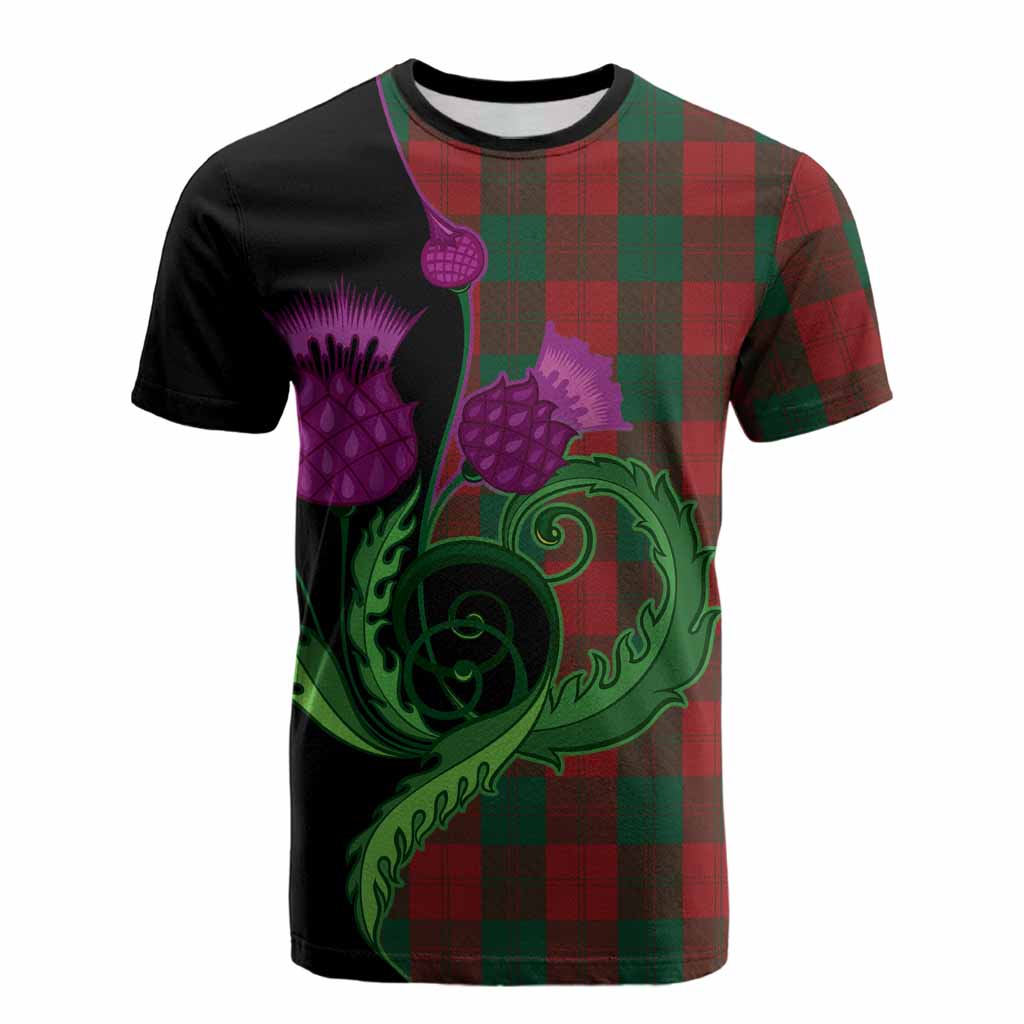 Erskine Tartan Cotton T-shirt Traditional Scottish Thistle