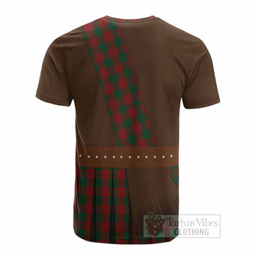 Erskine Tartan Crest Cotton T-shirt Kilt Costume Style