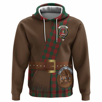 Erskine Tartan Crest Hoodie Kilt Costume Style