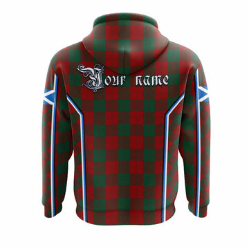 Erskine Tartan Crest Hoodie Scotland Coat of Arm Flag Style - Tartan Vibes Clothing