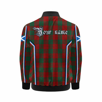 Erskine Tartan Crest Kid Bomber Jacket Scotland Coat of Arm Flag Style - Tartan Vibes Clothing