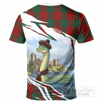 Erskine Tartan Crest Loch Ness Monster Scottish Heritage Art T-Shirt