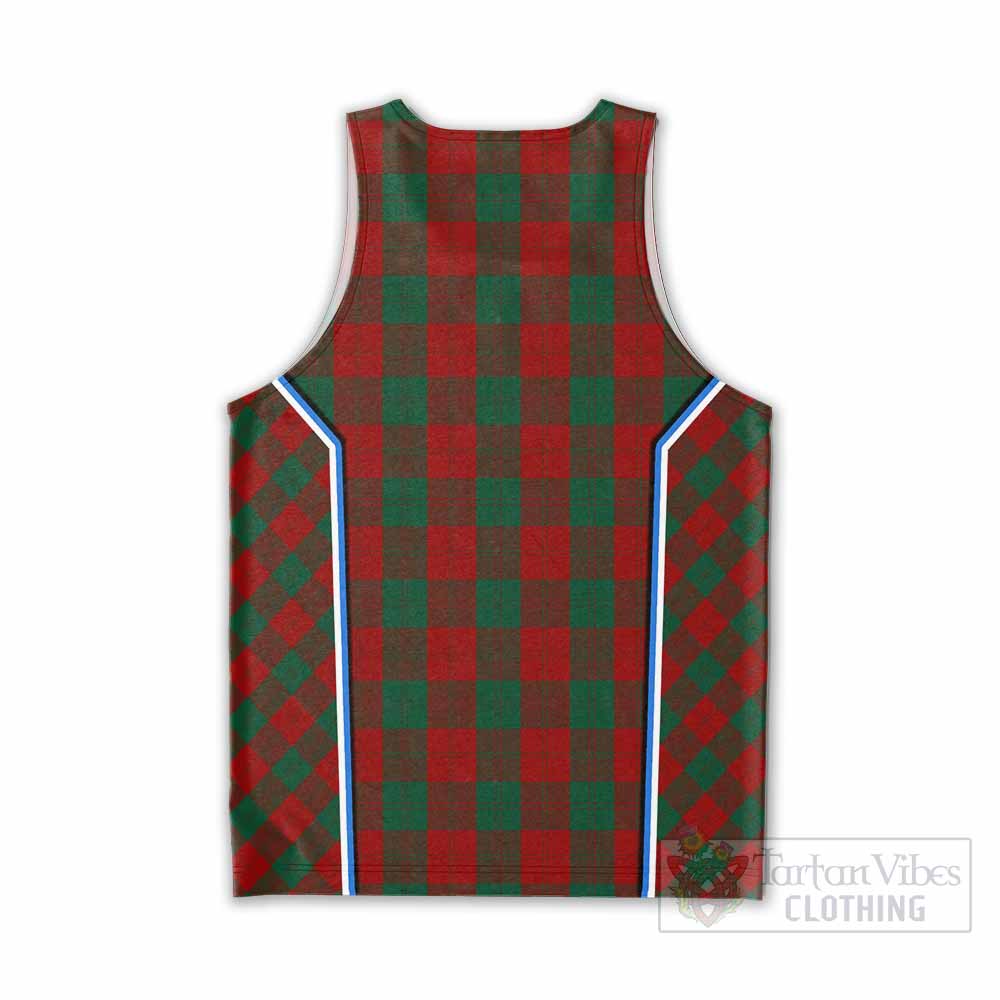 Erskine Tartan Crest Men Tank Top Scotland Coat of Arm Flag Style - Tartan Vibes Clothing