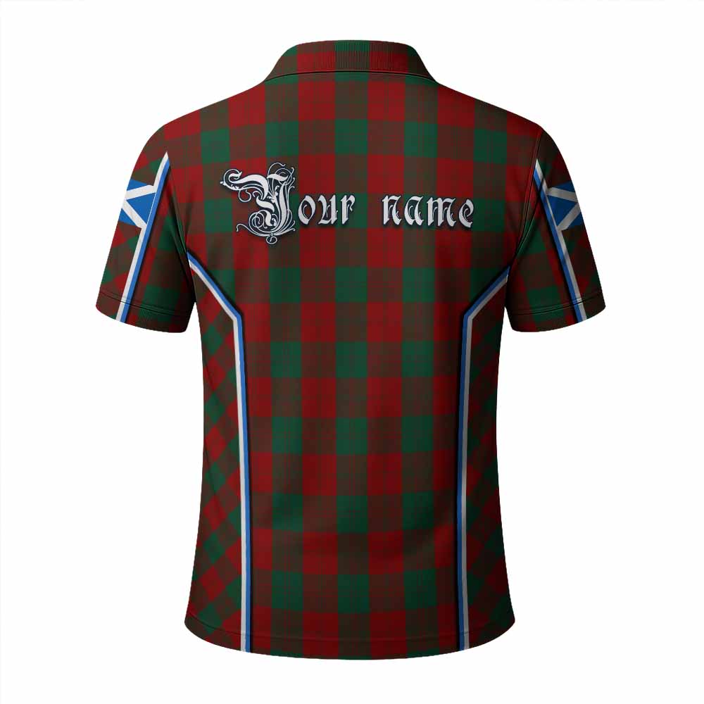 Erskine Tartan Crest Polo Shirt Scotland Coat of Arm Flag Style - Tartan Vibes Clothing