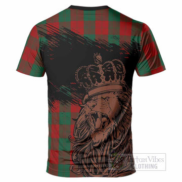 Erskine Tartan Crest T-Shirt Crowned Lion Heritage Style