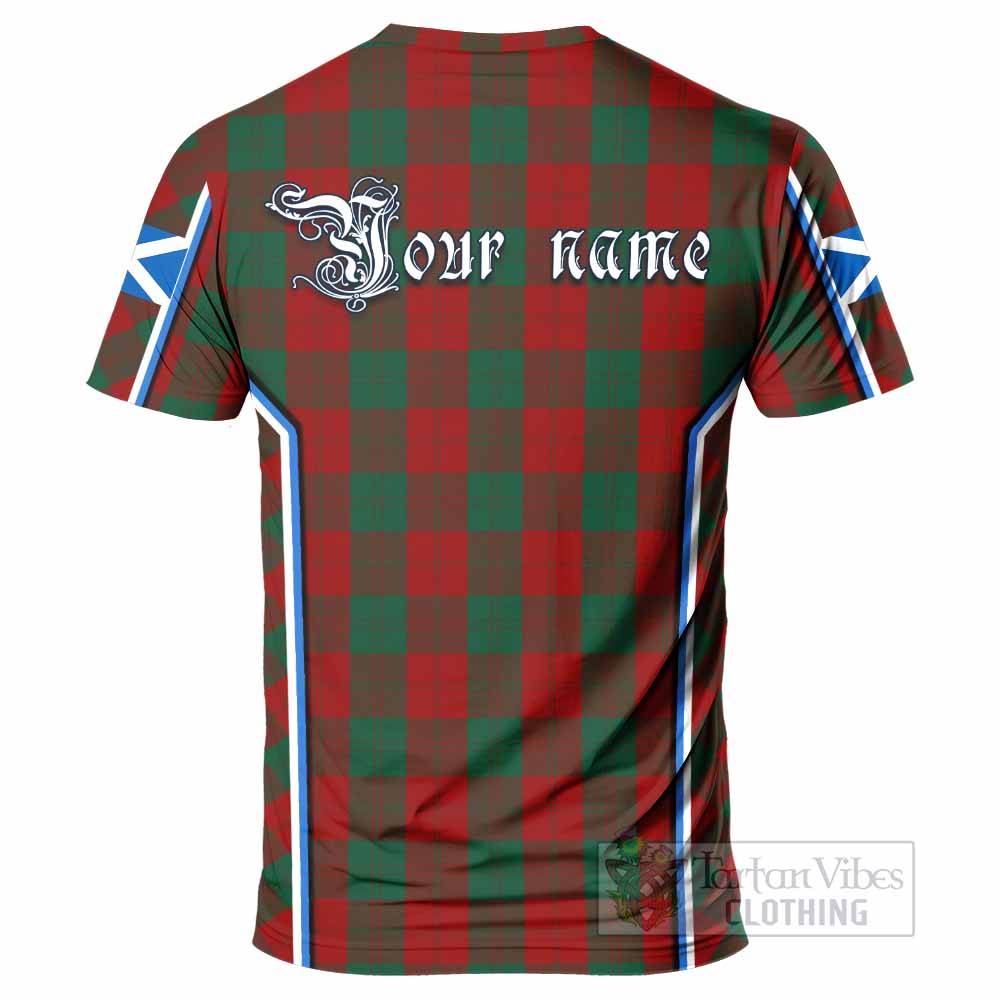 Erskine Tartan Crest T-shirt Scotland Coat of Arm Flag Style - Tartan Vibes Clothing