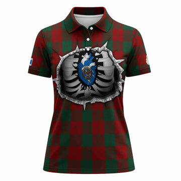 Erskine Tartan Crest Women Polo Shirt Scotland In My Veins