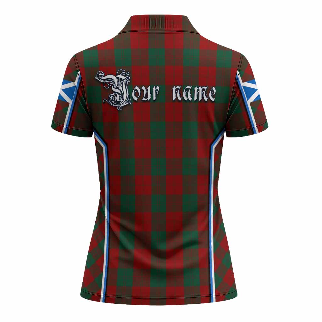 Erskine Tartan Crest Women's Polo Shirt Scotland Coat of Arm Flag Style - Tartan Vibes Clothing