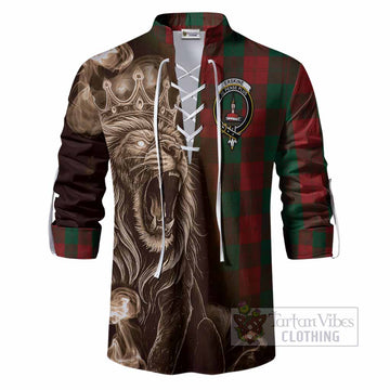 Erskine Tartan Ghillie Shirt Roaring Lion Heritage
