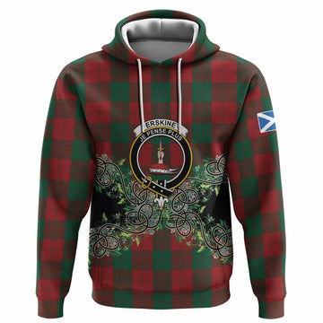 Erskine Tartan Hoodie Thistle Scottish Spirit