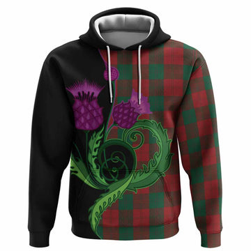 Erskine Tartan Hoodie Traditional Scottish Thistle