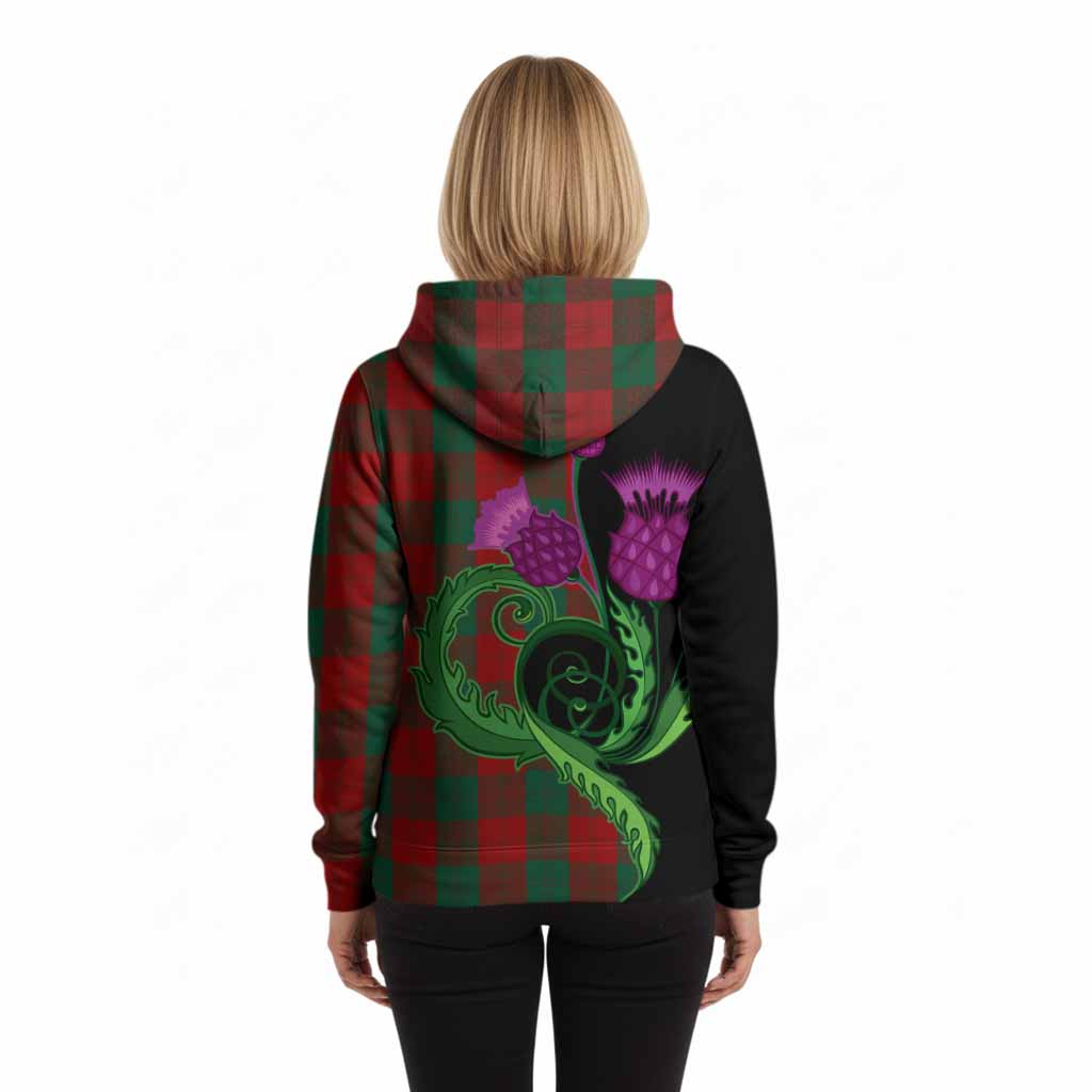 Erskine Tartan Hoodie Traditional Scottish Thistle
