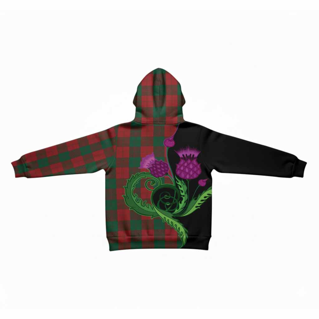 Erskine Tartan Kid Hoodie Traditional Scottish Thistle