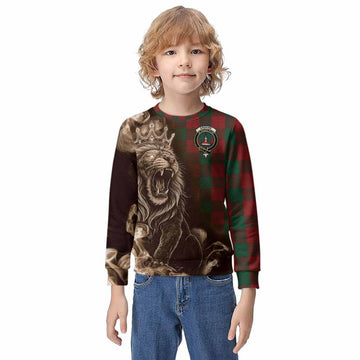 Erskine Tartan Kid Knitted Sweatshirt Roaring Lion Heritage