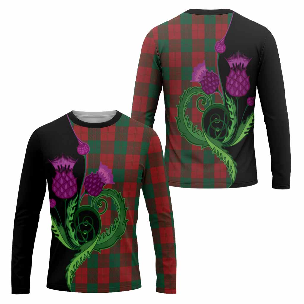 Erskine Tartan Long Sleeve T-Shirt Traditional Scottish Thistle