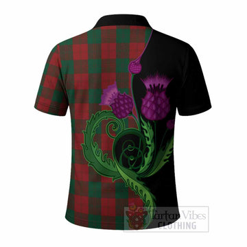 Erskine Tartan Polo Shirt Traditional Scottish Thistle