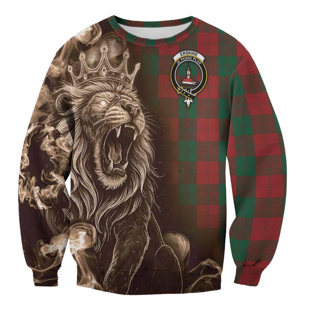 Erskine Tartan Sweatshirt Roaring Lion Heritage