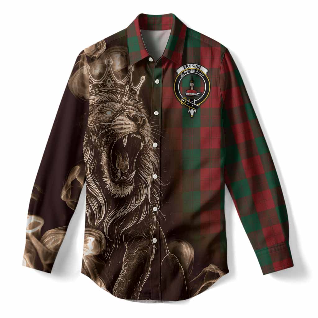 Erskine Tartan Women Casual Shirt Roaring Lion Heritage