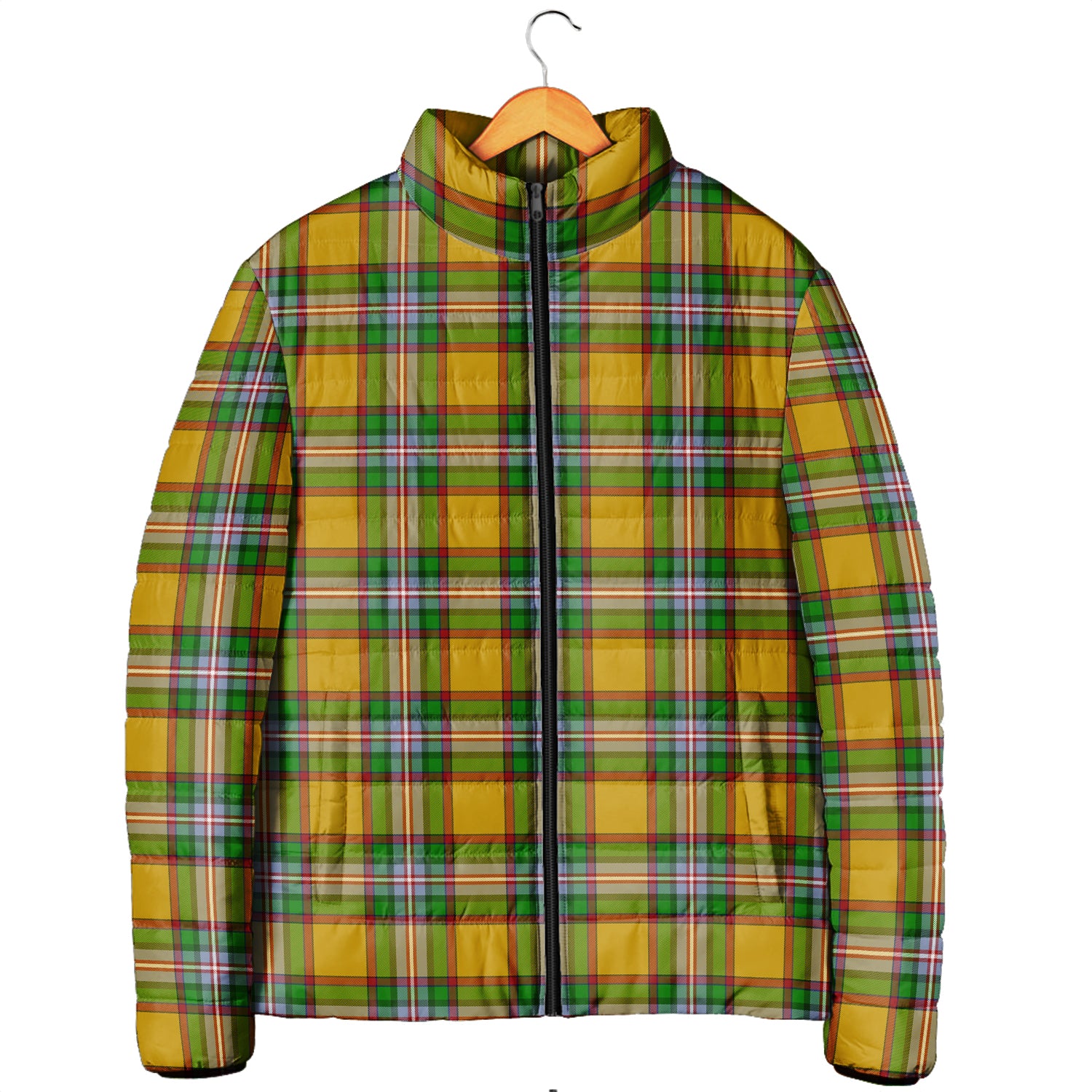 Essex County Canada Tartan Padded Jacket Men's Padded Jacket - Tartan Vibes Clothing