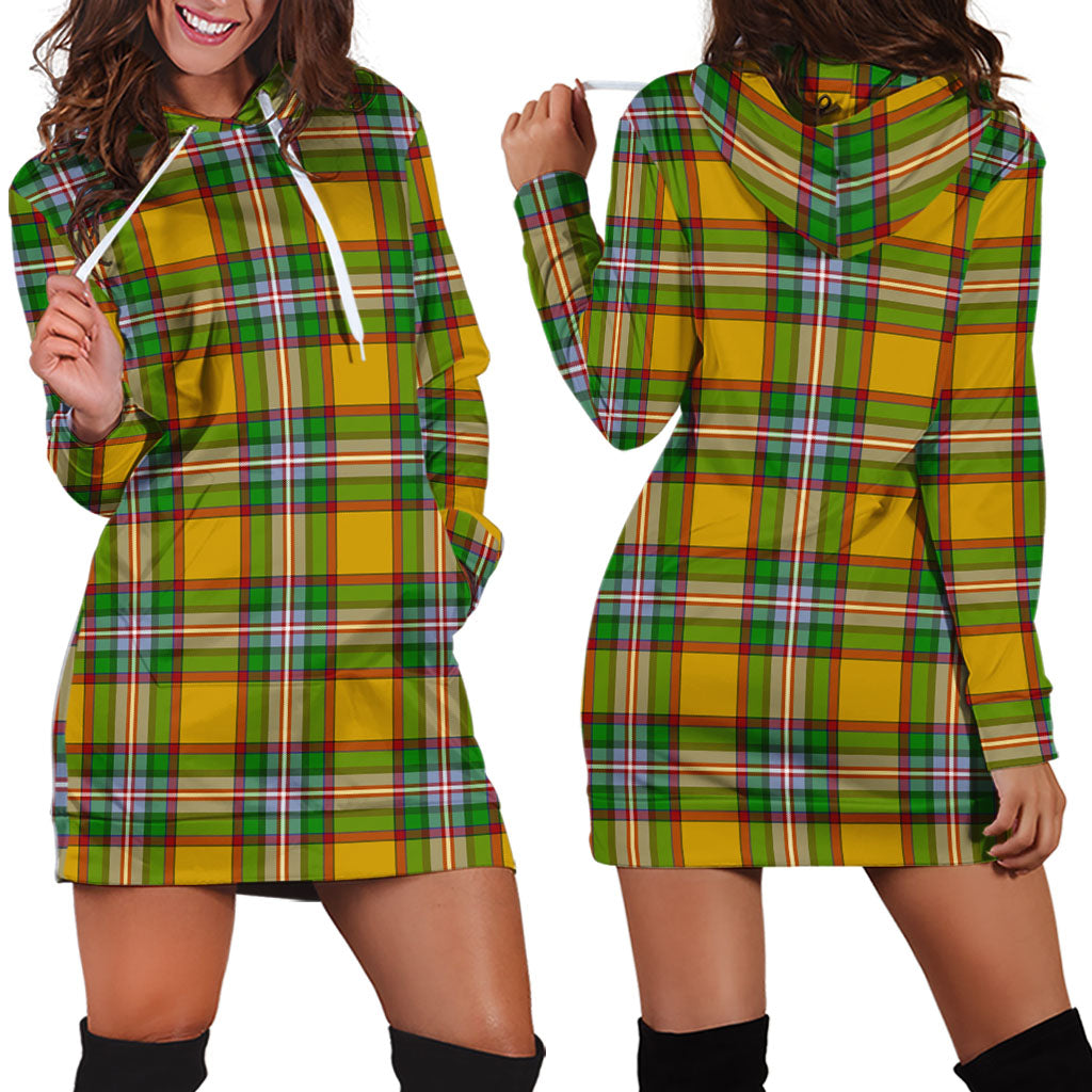 Essex County Canada Tartan Hoodie Dress - Tartanvibesclothing