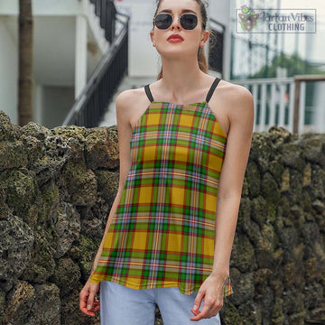Essex County Canada Tartan Loose Halter Neck Camisole