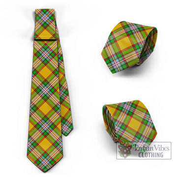 Tartan Vibes Clothing Essex County Canada Tartan Classic Necktie Cross Style