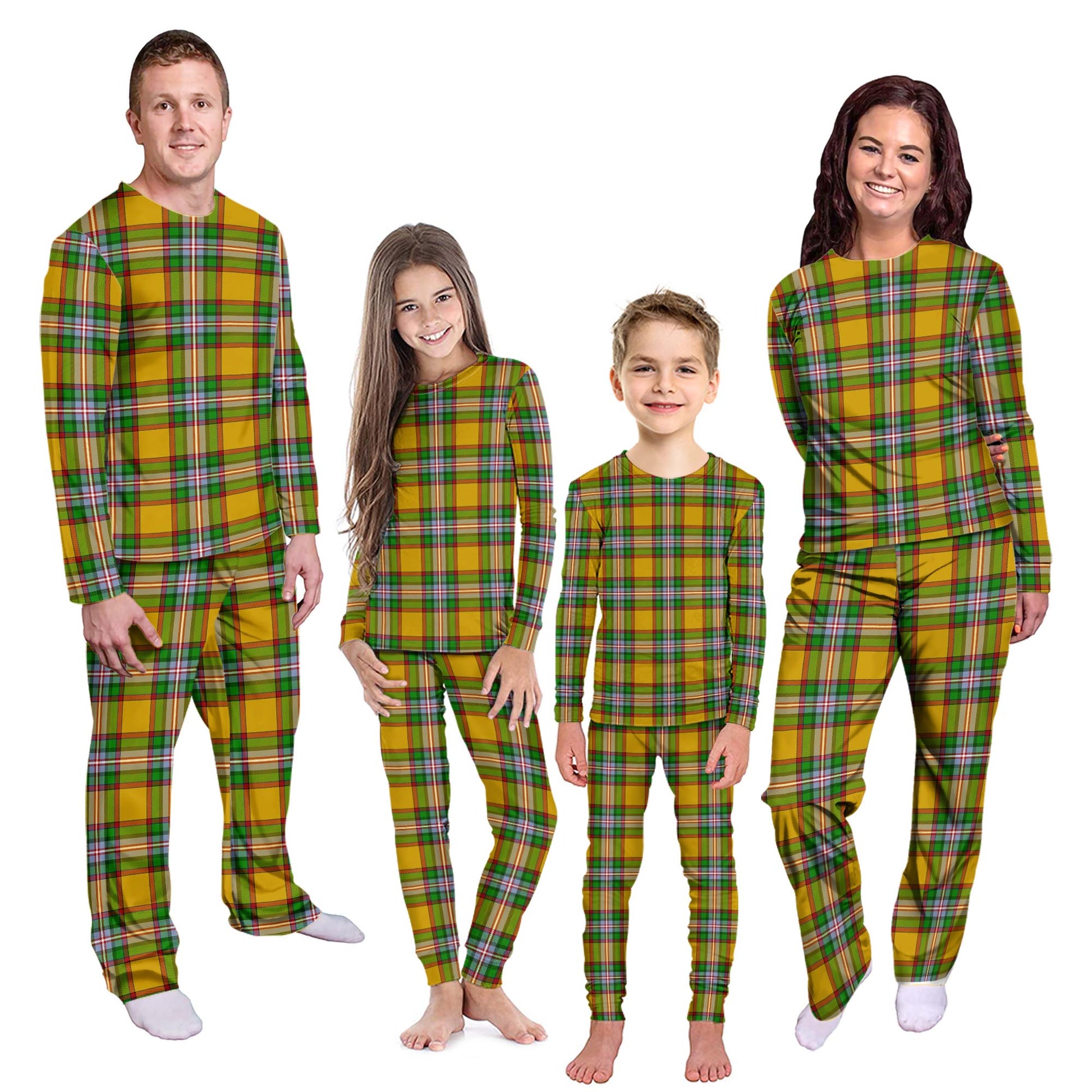 Essex County Canada Tartan Pajamas Family Set Kid - Tartan Vibes Clothing
