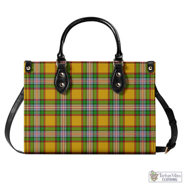 Essex County Canada Tartan Luxury Leather Handbags