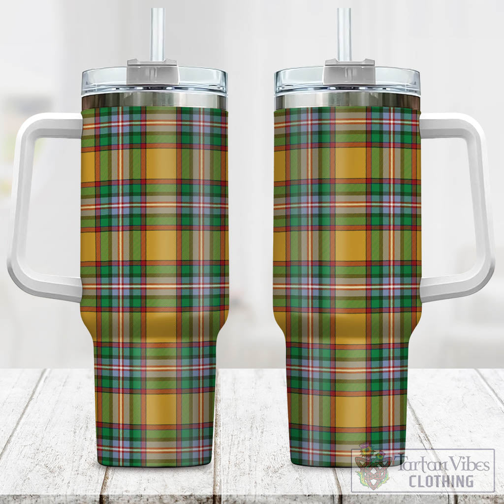 Tartan Vibes Clothing Essex County Canada Tartan Tumbler with Handle