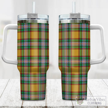 Tartan Vibes Clothing Essex County Canada Tartan Tumbler with Handle