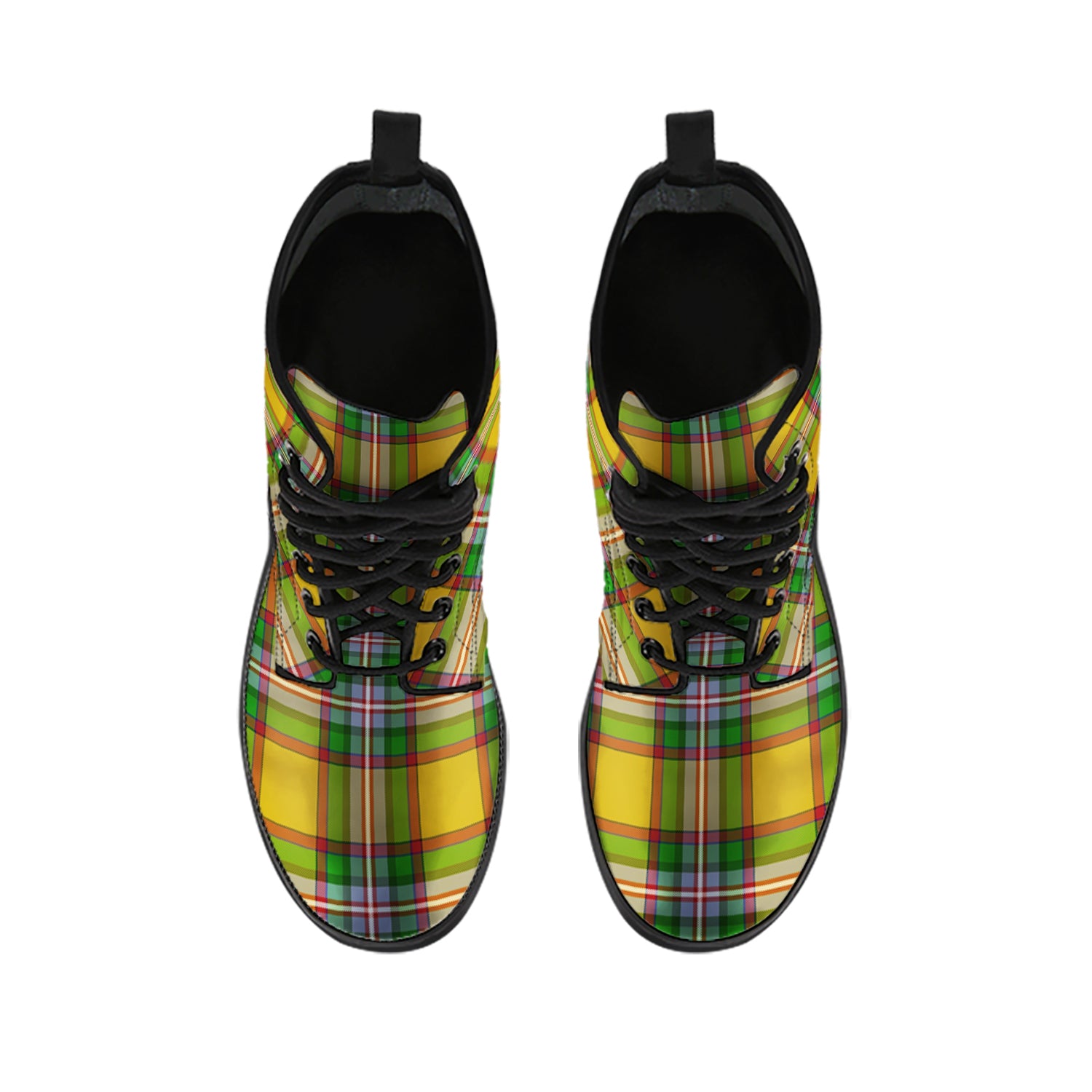 Essex County Canada Tartan Leather Boots - Tartan Vibes Clothing