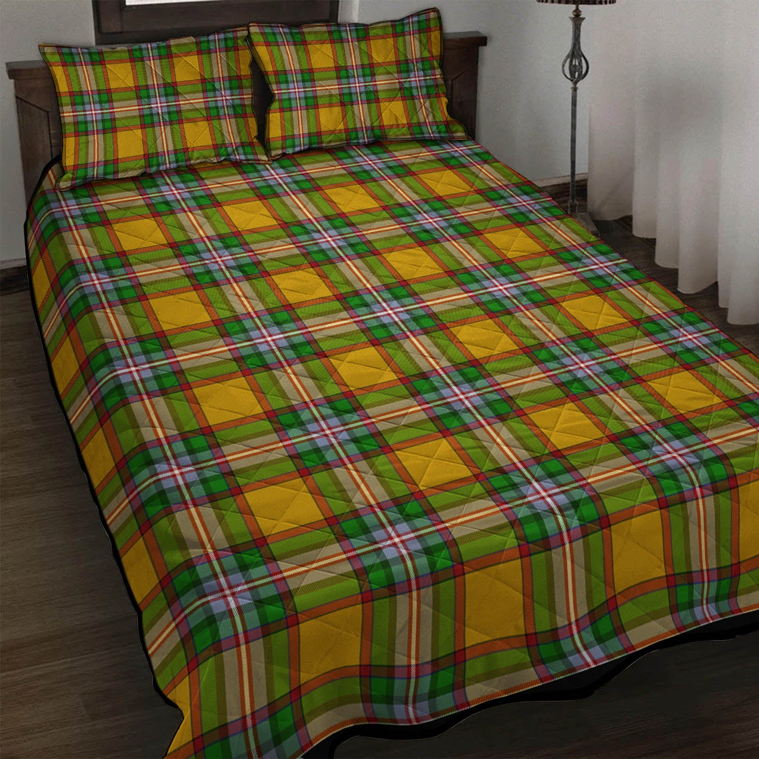 Essex County Canada Tartan Quilt Bed Set - Tartan Vibes Clothing