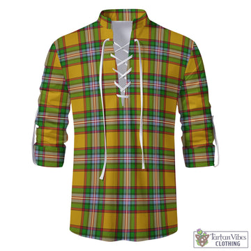 Tartan Vibes Clothing Essex County Canada Tartan Men's Scottish Traditional Jacobite Ghillie Kilt Shirt