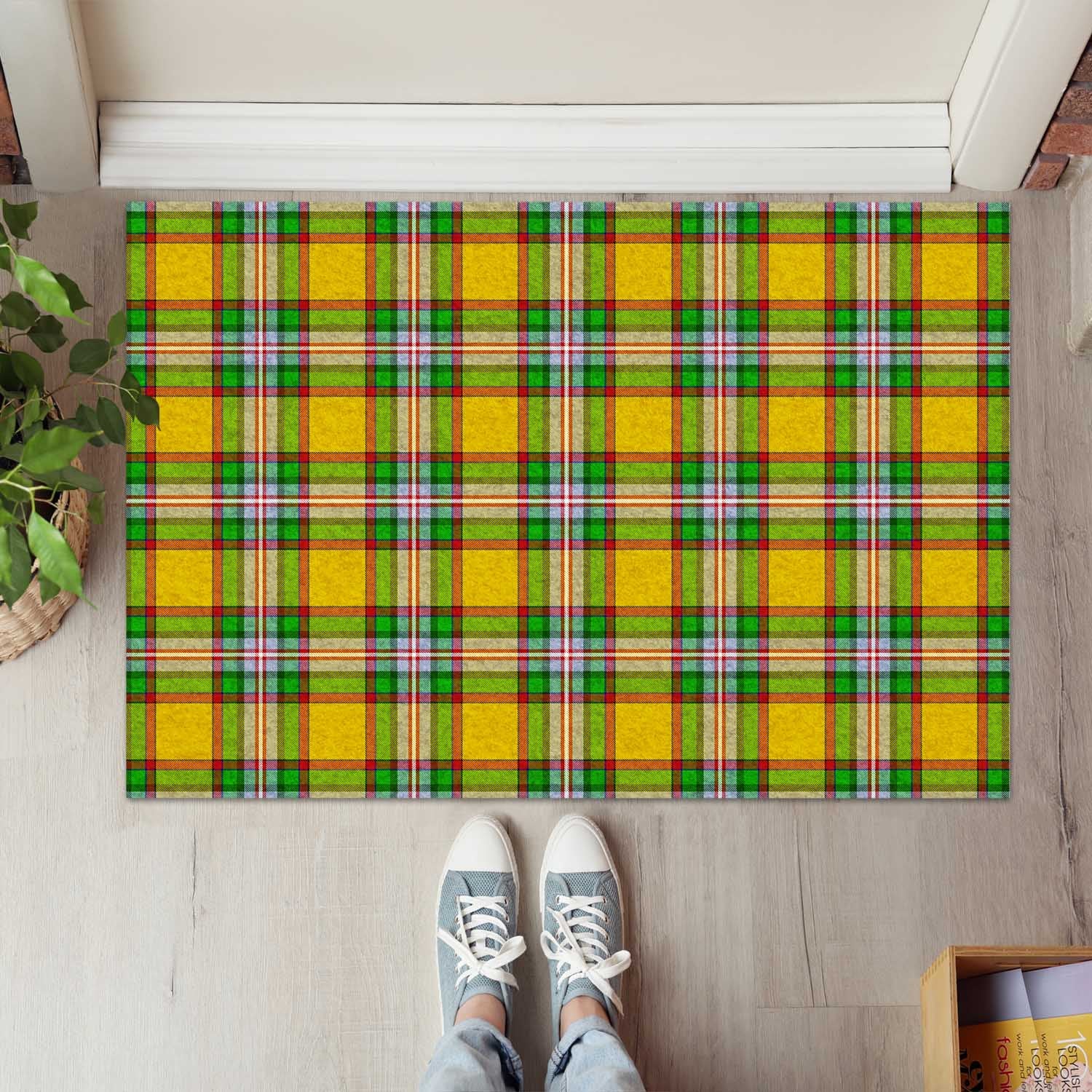 Essex County Canada Tartan Door Mat - Tartanvibesclothing