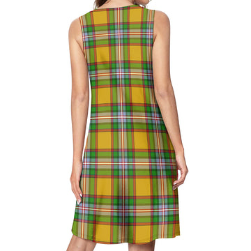 Essex County Canada Tartan Womens Casual Dresses - Tartanvibesclothing