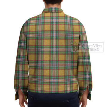 Essex County Canada Tartan Unisex Lapel Cotton Jacket